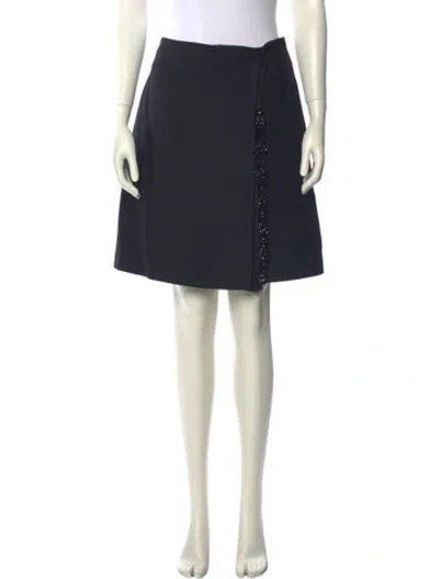 Pre-owned Prada 2015 Knee-length Skirt In Black