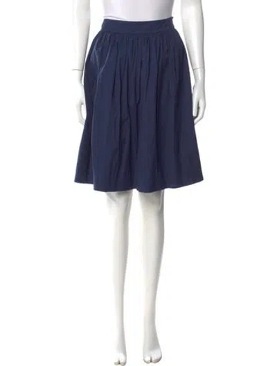 Pre-owned Prada 2015 Knee-length Skirt In Blue