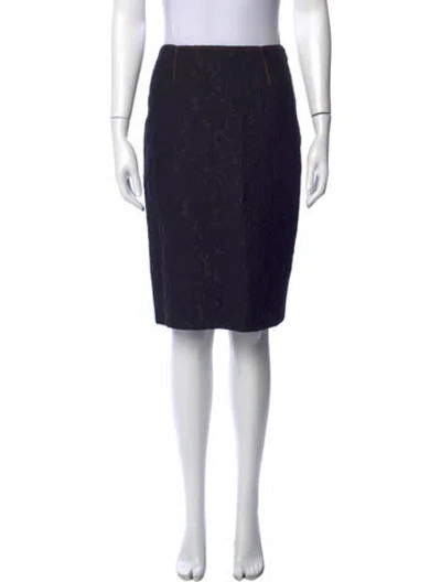 Pre-owned Prada 2015 Knee-length Skirt In Blue