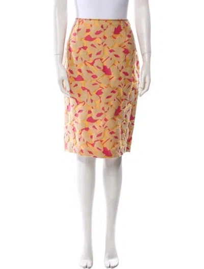 Pre-owned Prada 2015 Knee-length Skirt In Neutral