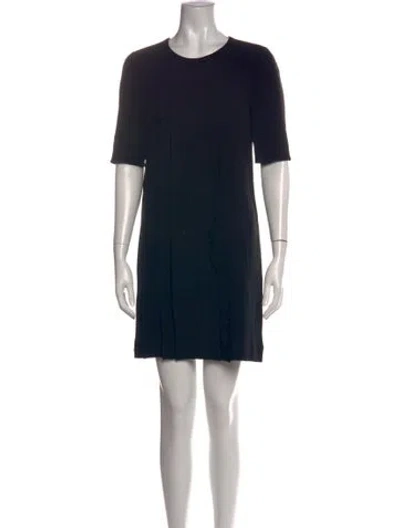 Pre-owned Prada 2015 Mini Dress In Black