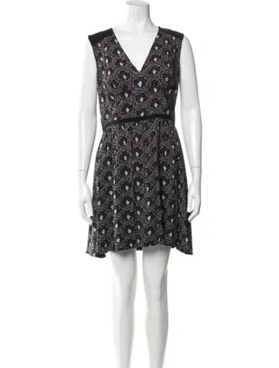 Pre-owned Prada 2015 Mini Dress In Black