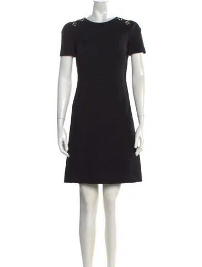 Pre-owned Prada 2015 Mini Dress In Black