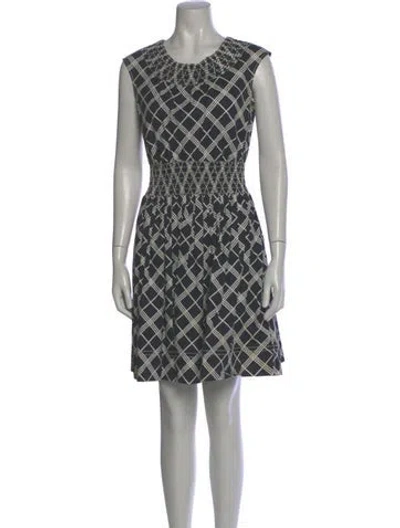 Pre-owned Prada 2015 Mini Dress In Blue