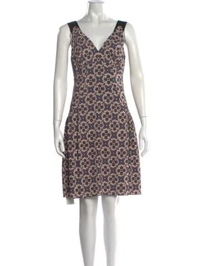 Pre-owned Prada 2015 Mini Dress In Multi