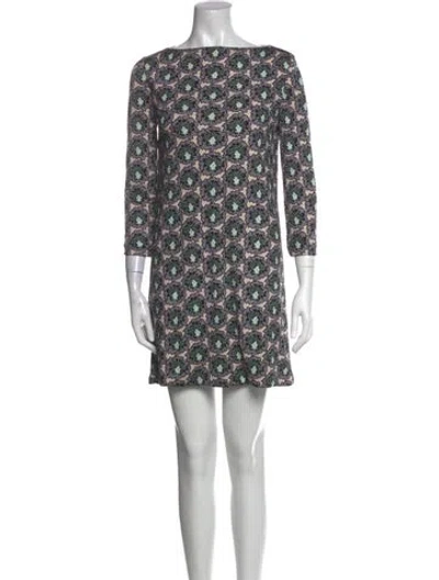 Pre-owned Prada 2015 Mini Dress In Neutral