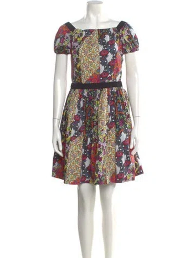 Pre-owned Prada 2015 Mini Dress In Orange