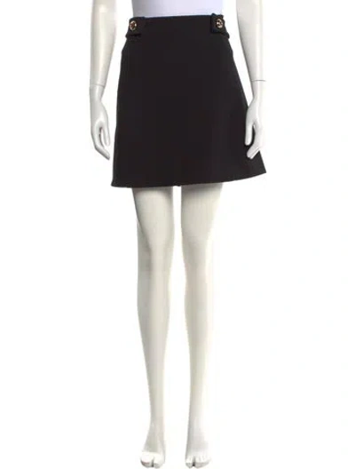 Pre-owned Prada 2015 Mini Skirt In Black