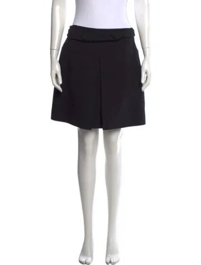 Pre-owned Prada 2015 Mini Skirt In Black