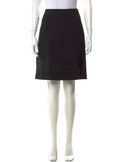 Pre-owned Prada 2015 Mini Skirt In Black