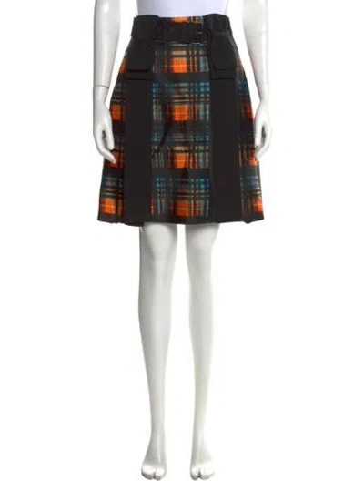 Pre-owned Prada 2015 Mini Skirt In Black