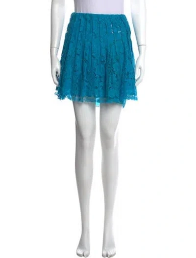 Pre-owned Prada 2015 Mini Skirt In Blue