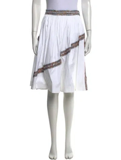 Pre-owned Prada 2015 Mini Skirt In Neutrals