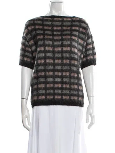 Pre-owned Prada 2015 Mohair Sweater In White