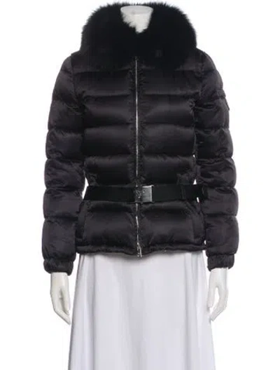 Pre-owned Prada 2015 Nylon Down Jacket In Black