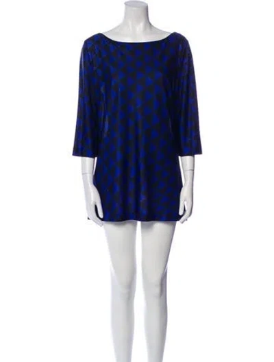 Pre-owned Prada 2015 Printed Tunic In Multi