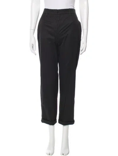 Pre-owned Prada 2015 Straight Leg Pants In Black