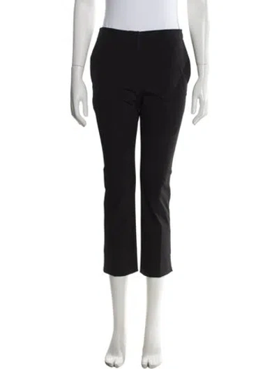 Pre-owned Prada 2015 Straight Leg Pants In Black