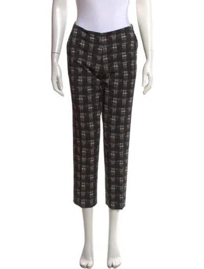 Pre-owned Prada 2015 Straight Leg Pants In Black