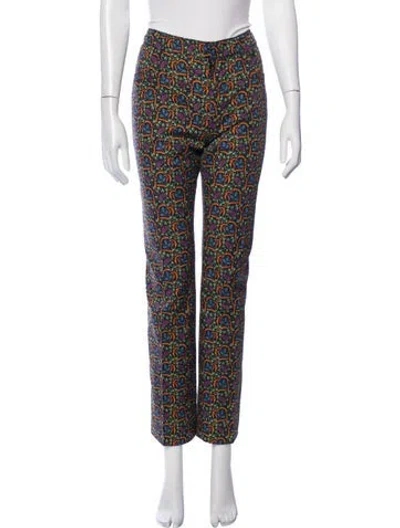Pre-owned Prada 2015 Straight Leg Pants In Black