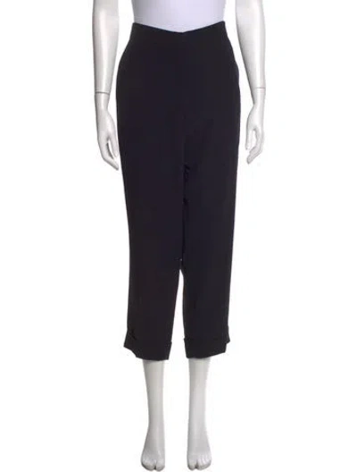 Pre-owned Prada 2015 Straight Leg Pants In Black