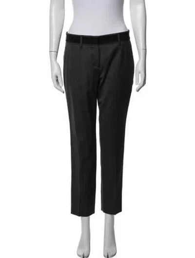 Pre-owned Prada 2015 Straight Leg Pants In Gray