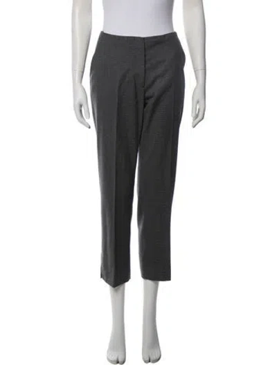 Pre-owned Prada 2015 Straight Leg Pants In Grey