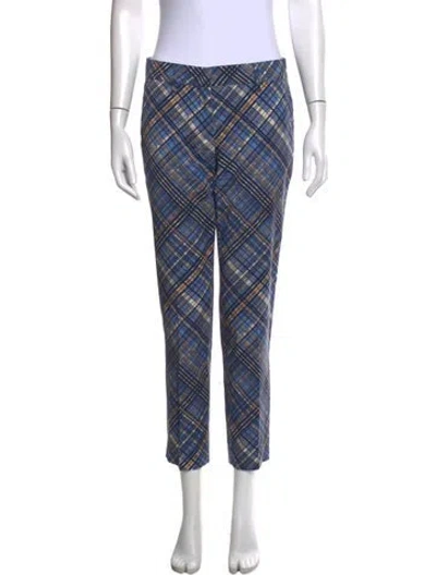 Pre-owned Prada 2015 Straight Leg Pants In Multi