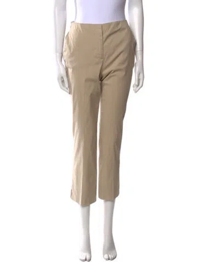 Pre-owned Prada 2015 Straight Leg Pants In Neutral