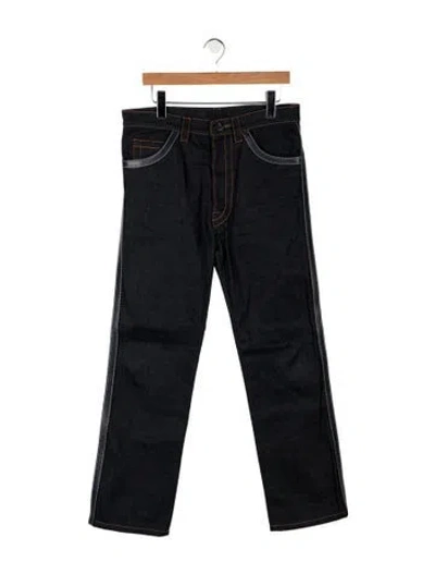 Pre-owned Prada 2015 Straight-leg Jeans In Blue