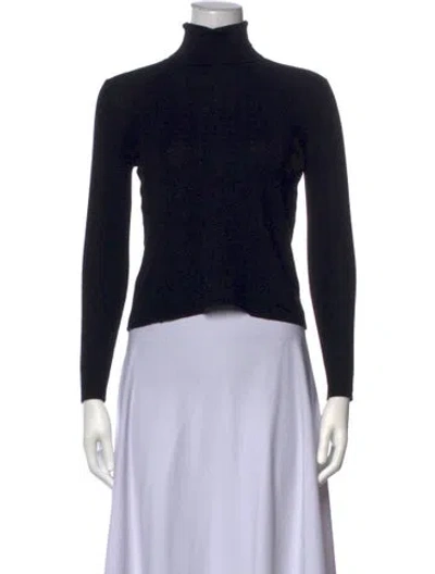 Pre-owned Prada 2015 Turtleneck Sweater In Black