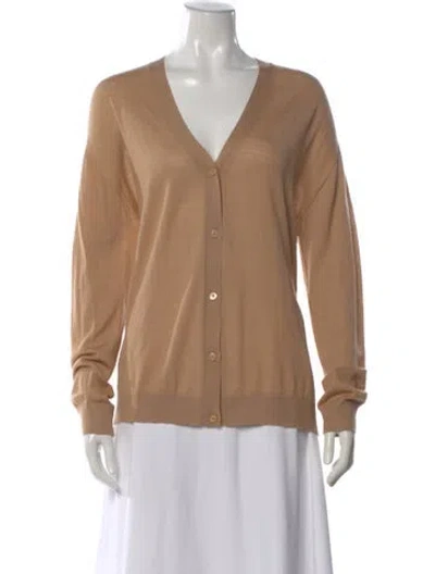 Pre-owned Prada 2015 Virgin Wool Sweater In Neutral