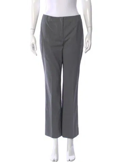 Pre-owned Prada 2015 Wide Leg Pants In Gray