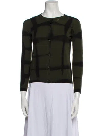 Pre-owned Prada 2015 Wool Sweater In Green