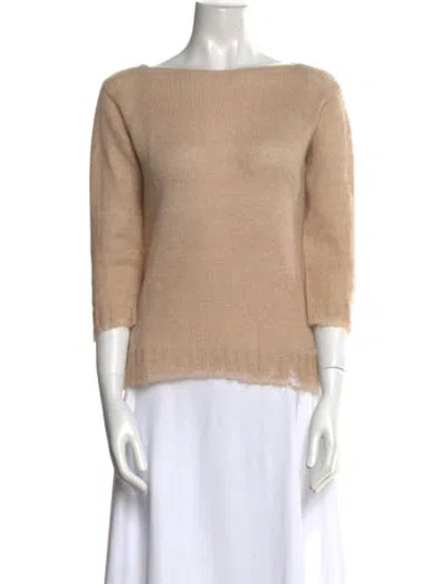 Pre-owned Prada 2015 Wool Sweater In Neutral