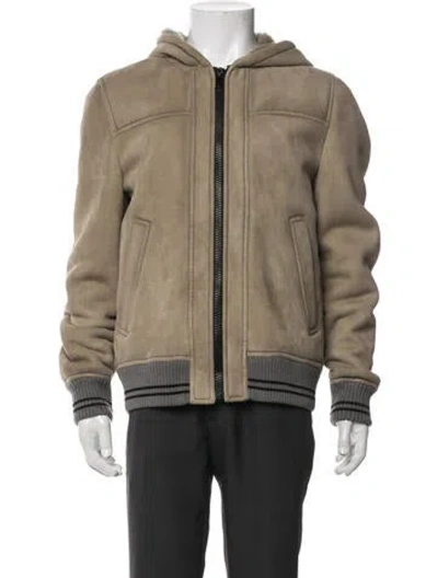Pre-owned Prada 2016 Bomber Jacket In Neutrals