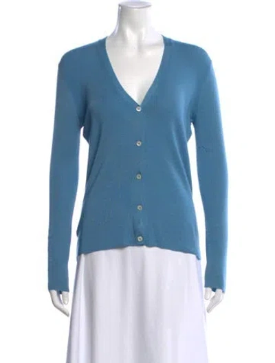Pre-owned Prada 2016 Cashmere Sweater In Blue