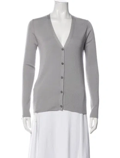 Pre-owned Prada 2016 Cashmere Sweater In Gray