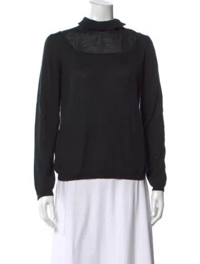 Pre-owned Prada 2016 Cashmere Sweater W/ Tags In Black