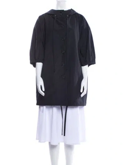 Pre-owned Prada 2016 Coat In Black