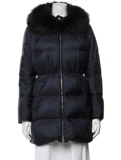Pre-owned Prada 2016 Down Coat In Blue