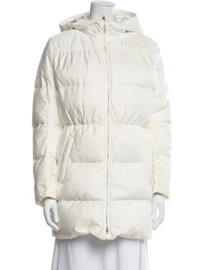 Pre-owned Prada 2016 Down Coat In Neutrals