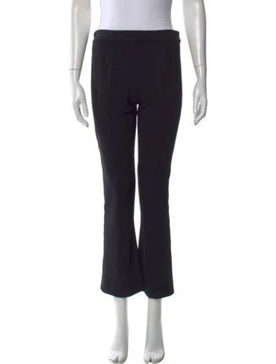 Pre-owned Prada 2016 Flared Pants In Black