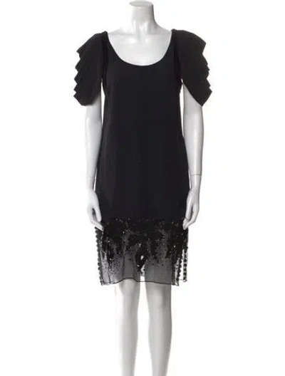 Pre-owned Prada 2016 Knee-length Dress In Black