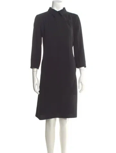 Pre-owned Prada 2016 Knee-length Dress In Black