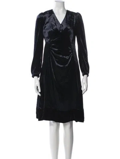 Pre-owned Prada 2016 Knee-length Dress In Black