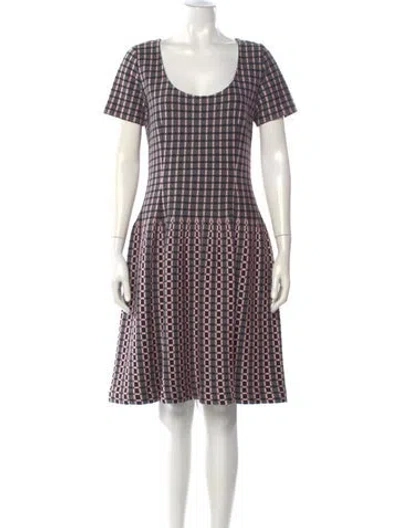 Pre-owned Prada 2016 Knee-length Dress In Gray