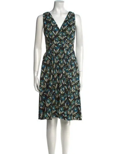Pre-owned Prada 2016 Knee-length Dress In Multi