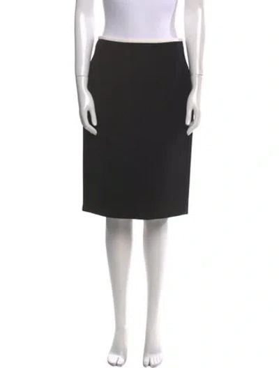 Pre-owned Prada 2016 Knee-length Skirt In Black