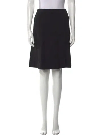 Pre-owned Prada 2016 Knee-length Skirt In Black